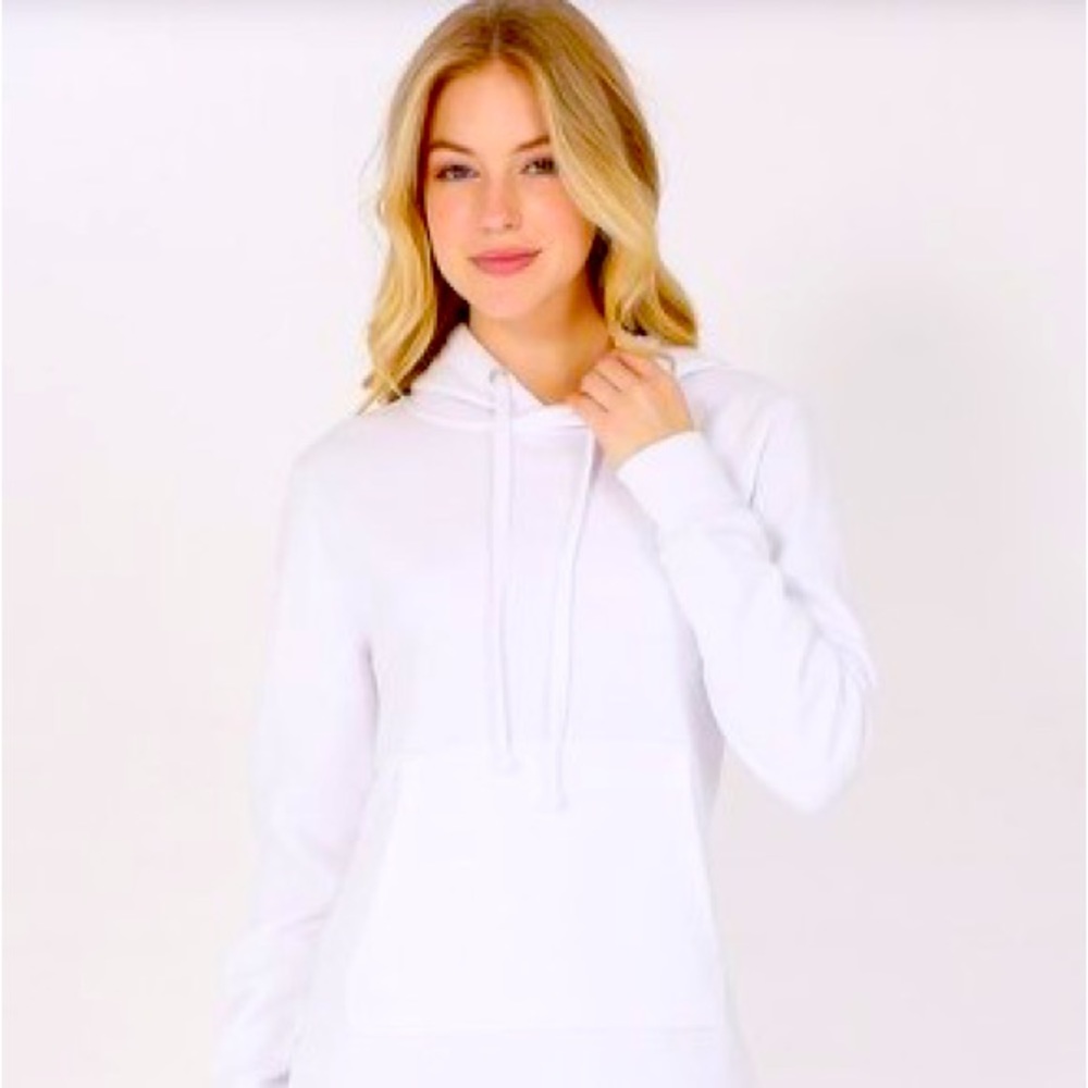 FLEECE SWEATSHIRT HOODIE DRESS